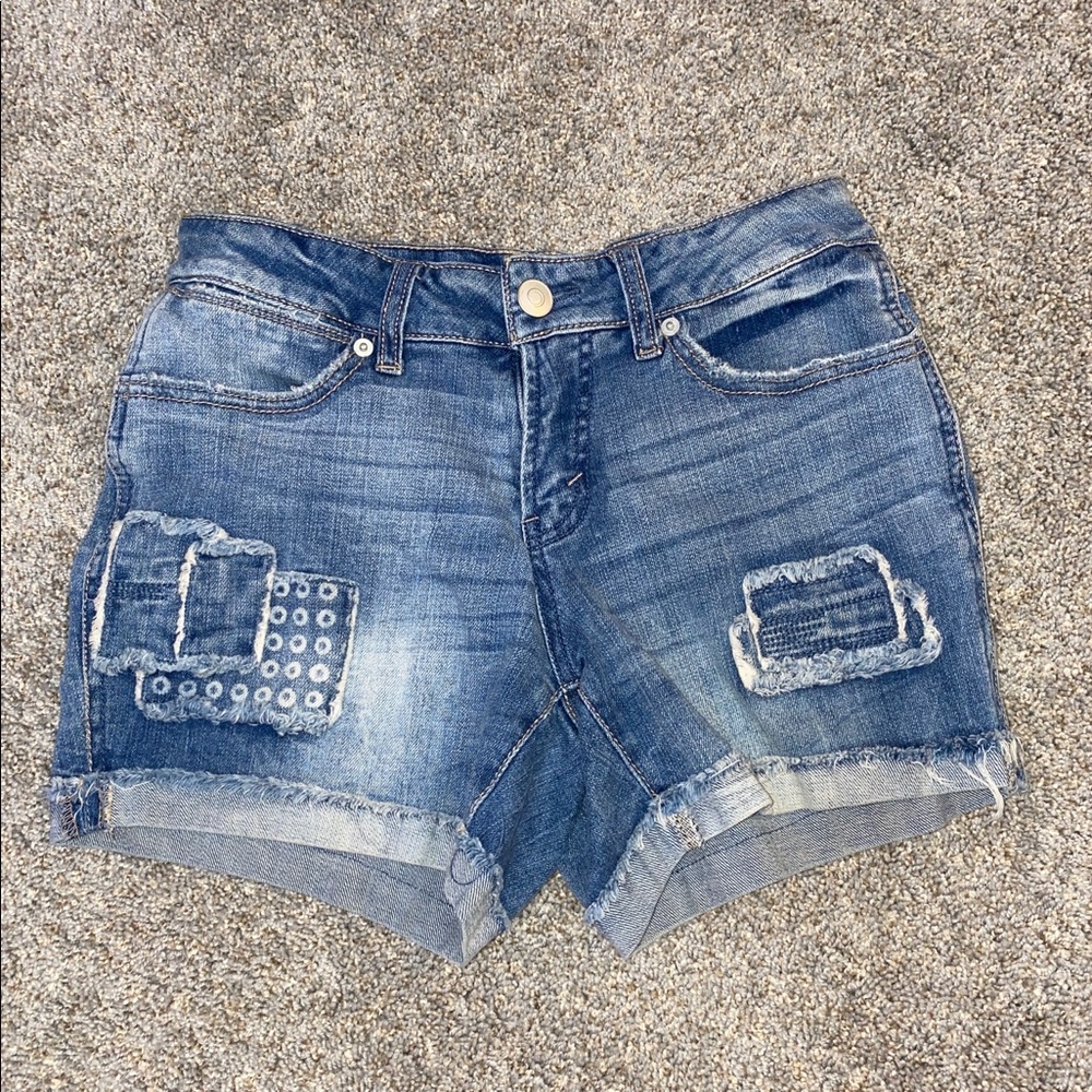 Sun Painted Jean Shorts